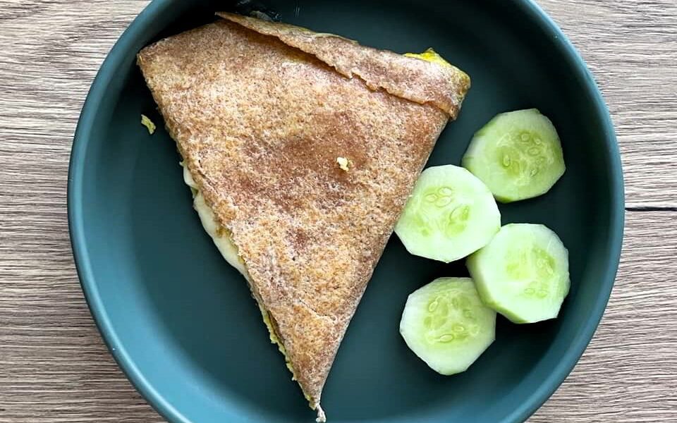 Omeletová quesadilla Bistro u Marty