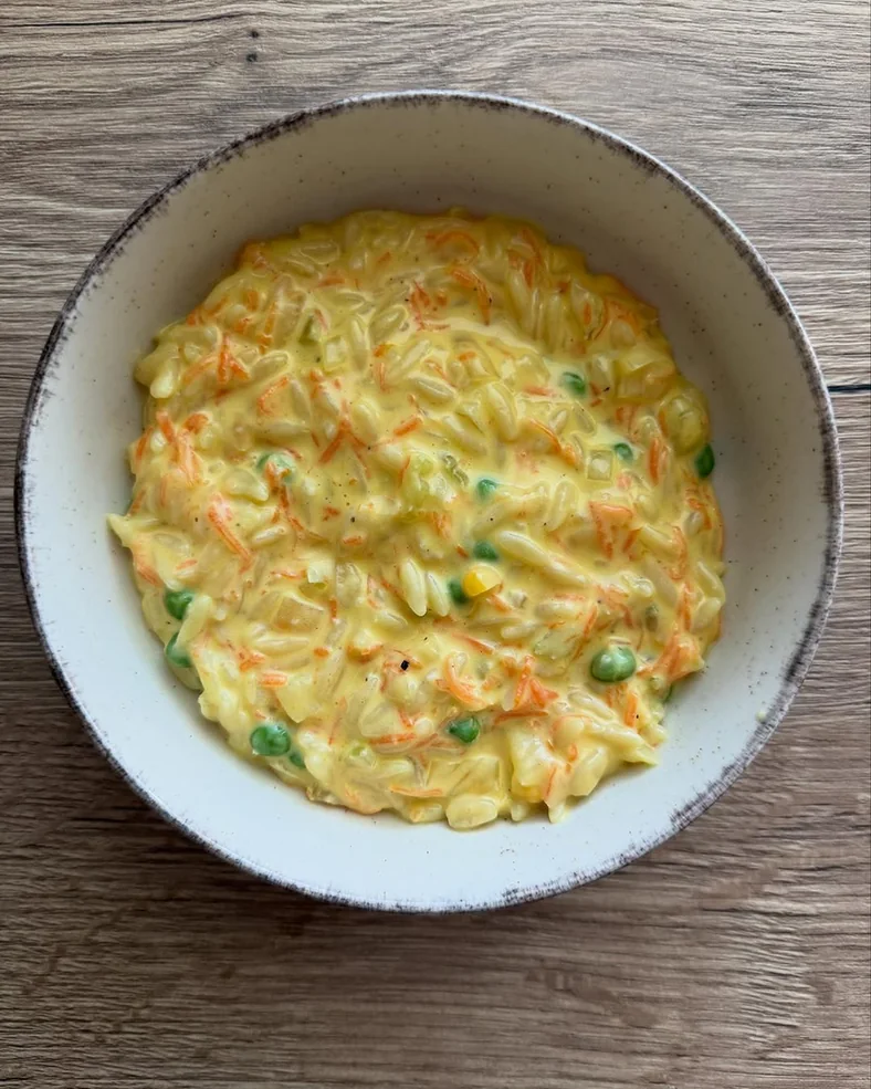 Krémové zeleninové orzo