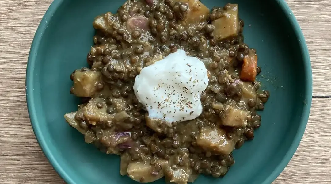 Indický dhal z dvoch druhov šošovice