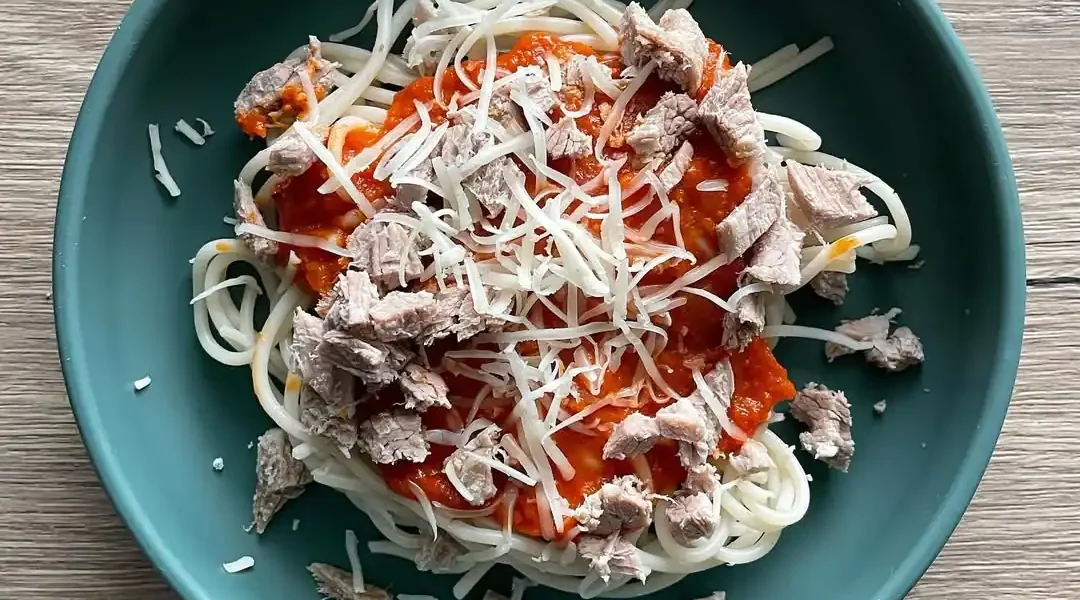 Špagety s teľacím mäsom