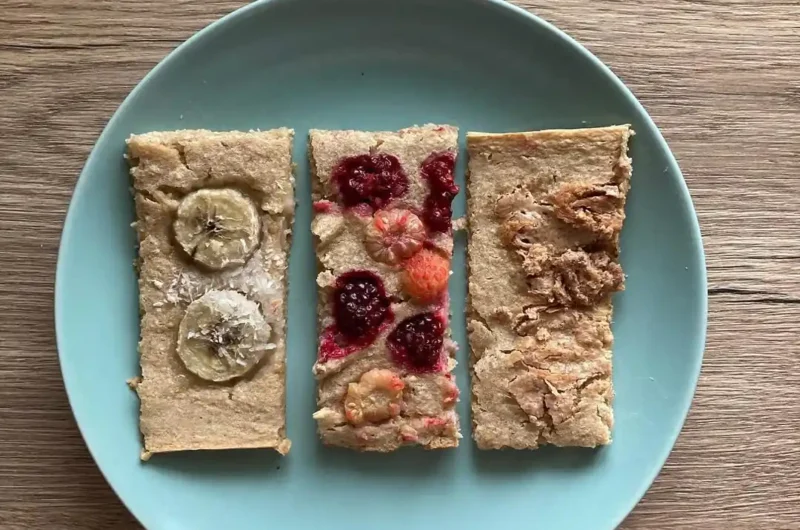 Vegánske palacinky na plechu