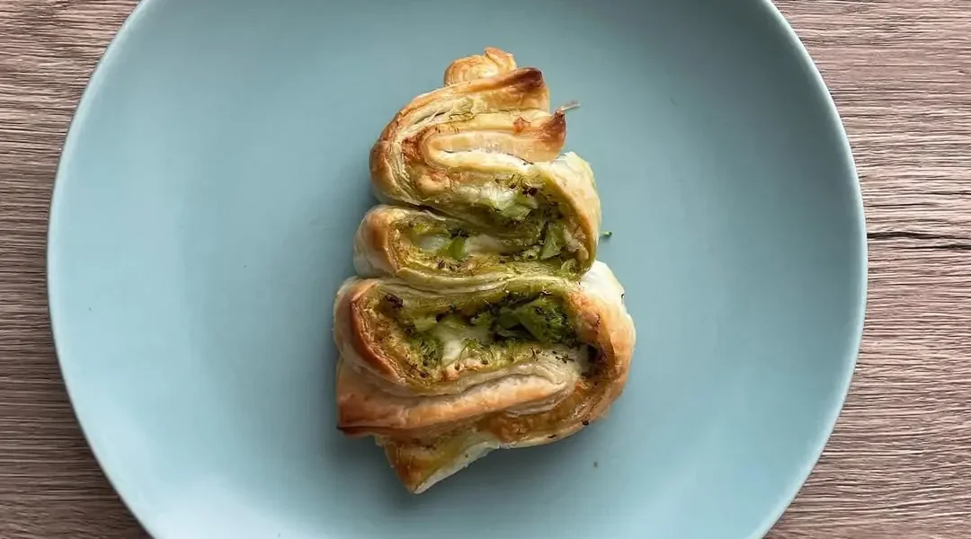 Vianočné stromčeky z lístkového cesta