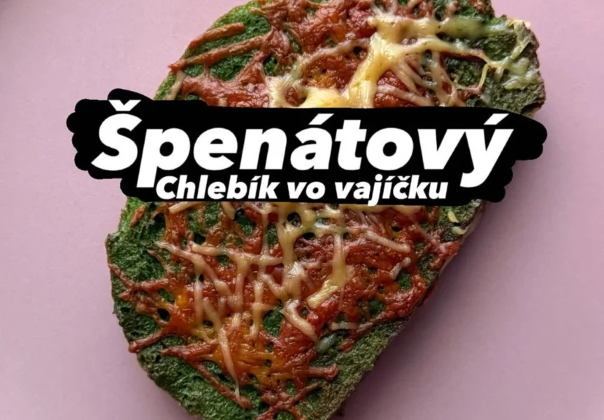 Špenátový chlebík vo vajíčku